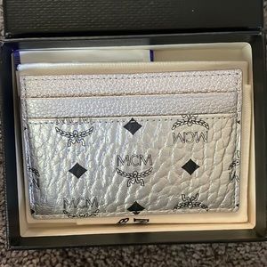 Mcm cardholder silver
